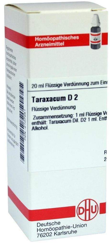 Dhu Taraxacum D2 20 ml Dilution