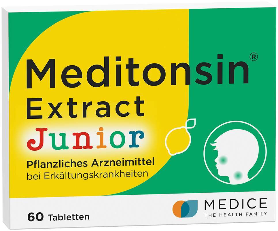 Meditonsin Extract Junior pflanzliche Erkältungstabletten 60 Stück