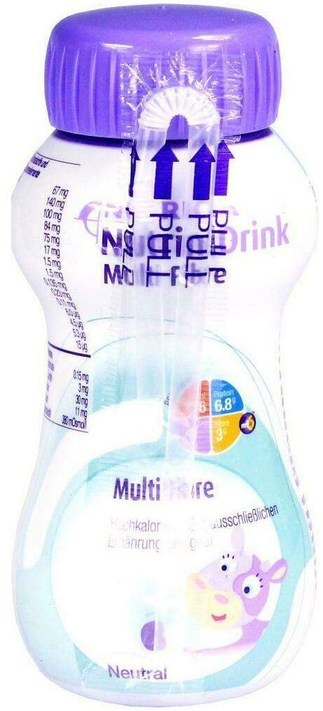 Nutrini Drink Multifibre Neutral 200 ml Flüssigkeit