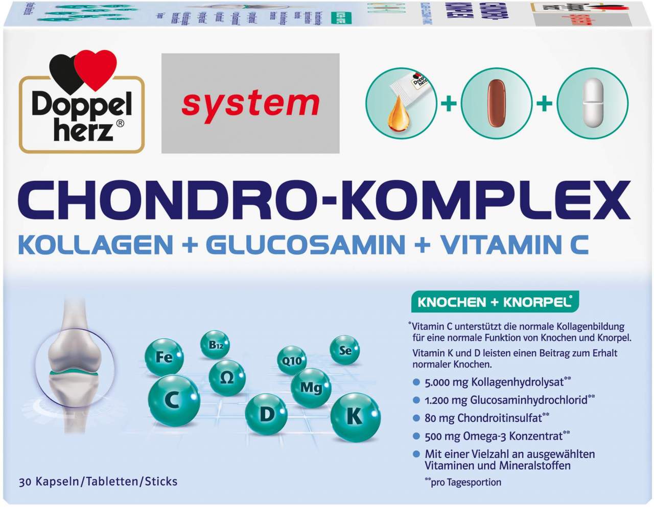 Doppelherz system Chondro-Komplex 30 Portionen