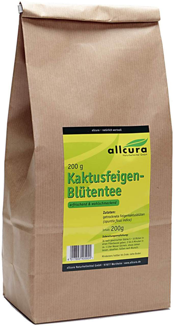Allcura Kaktusfeigen Blüten 200 G Tee
