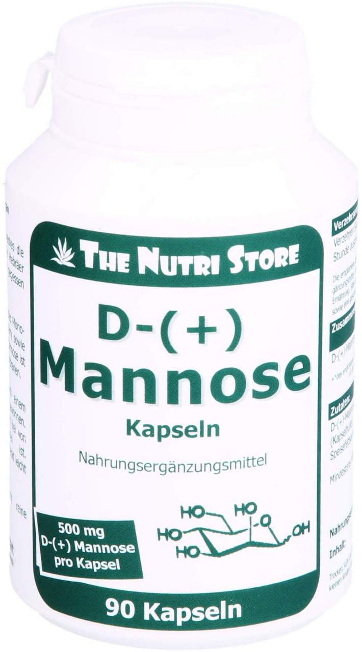 D-Mannose 500 mg Vegetarische 90 Kapseln