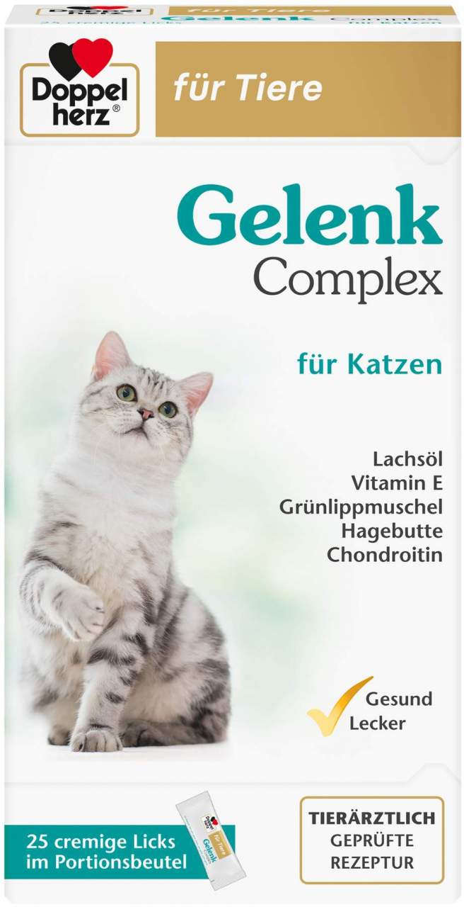 Doppelherz Gelenk Complex für Katzen 25 Licks