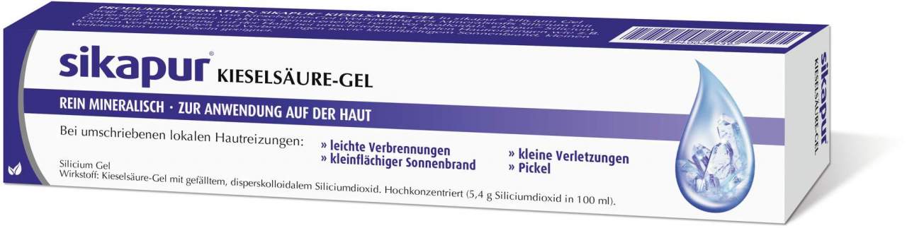 Sikapur Kieselsäure Gel 50 ml - Bei brüchigen Fingernägeln und Haaren.
