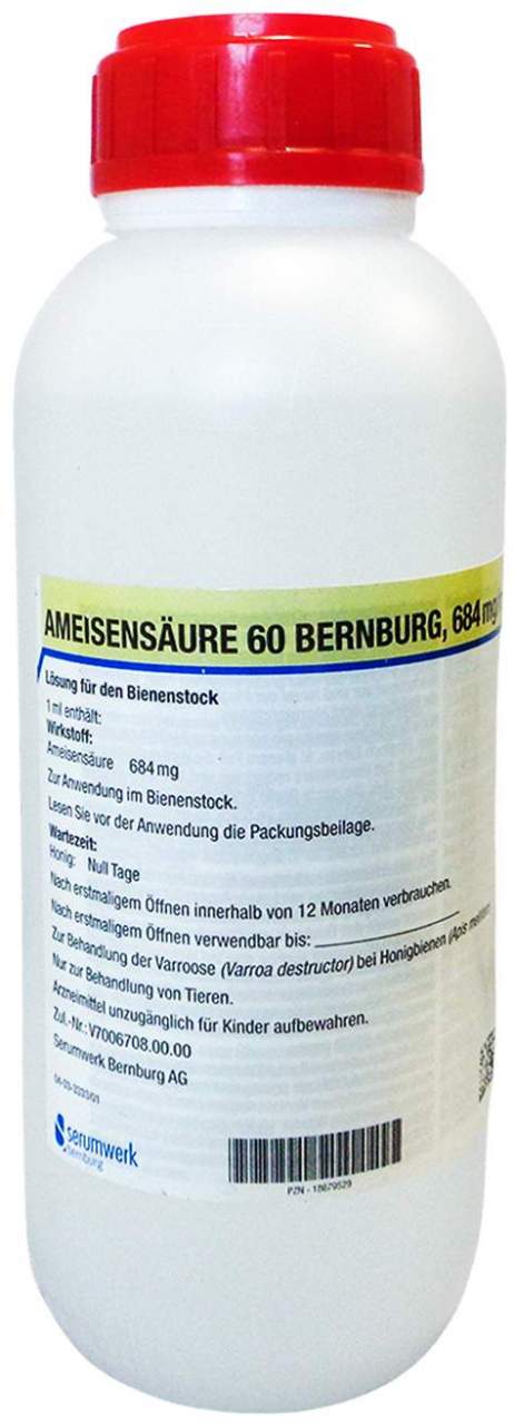 Ameisensäure 60 Bernburg 684 mg Je ml Lsg.F.Bienen 1