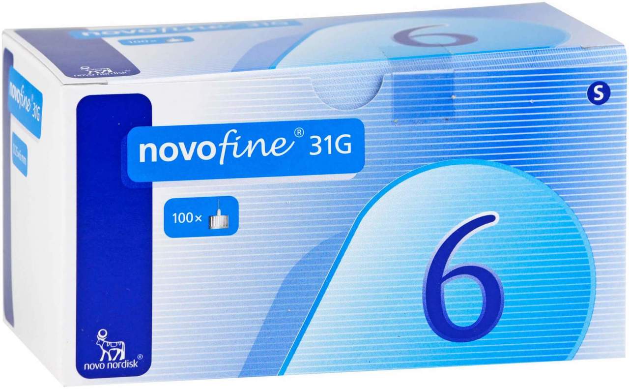 Novofine 6 Kanülen 0,25 X 6 mm 100 Stk