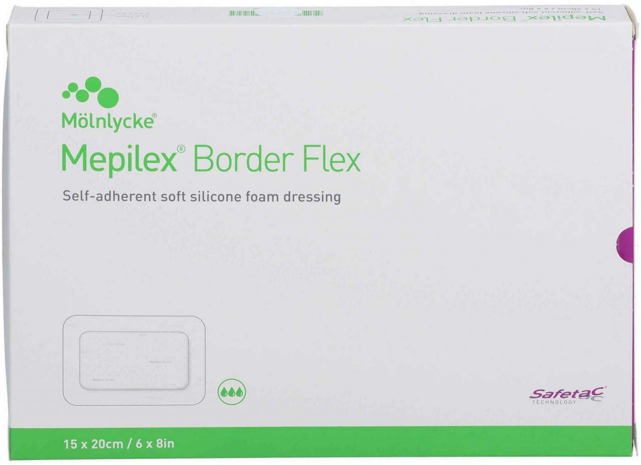 Mepilex Border Flex Schaumverb.Haft. 15 X 20 cm 10 Stück