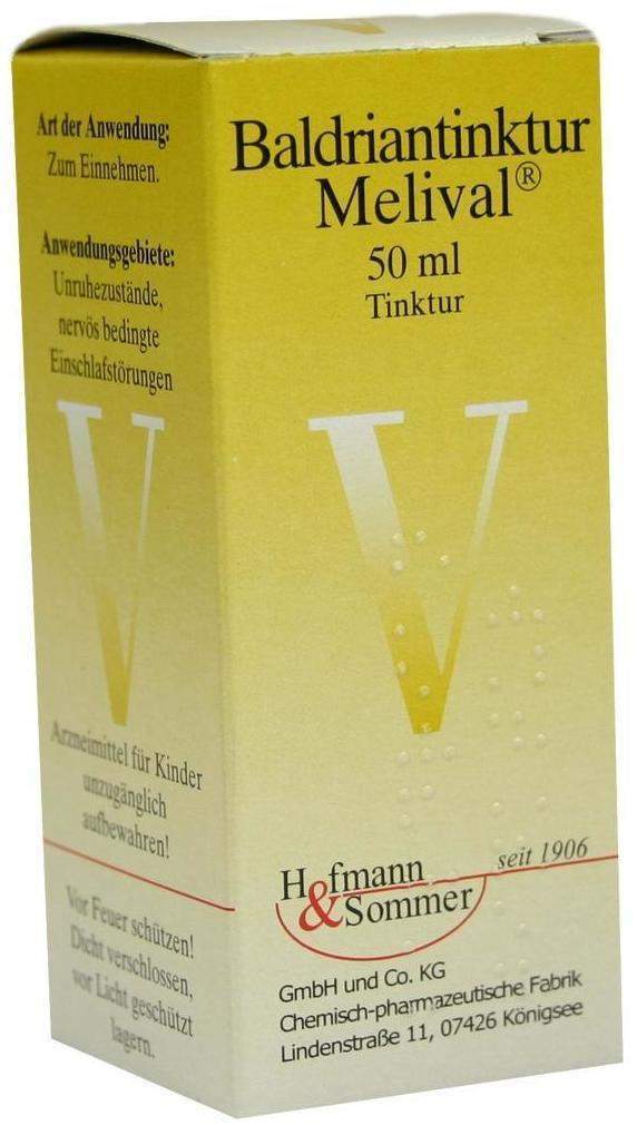 Baldriantinktur Melival 50 ml Tinktur