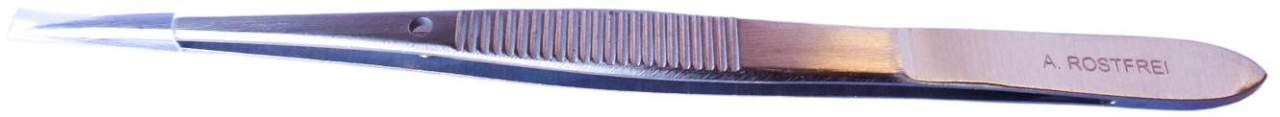 Pinzette Splitter Spitz 13 cm Rostfrei