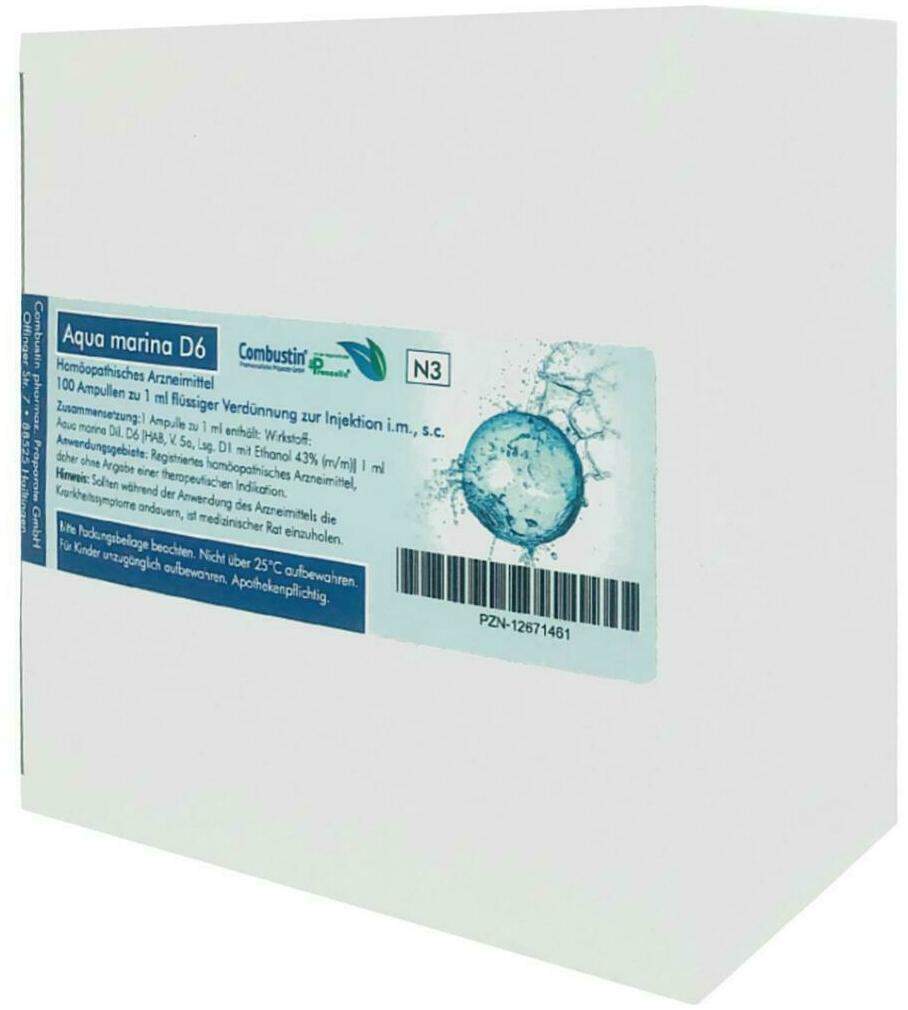 Aqua Marina D 6 Ampullen 100 X 1 ml