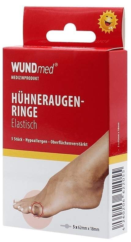 Hühneraugenringe 5 Stück extra weich