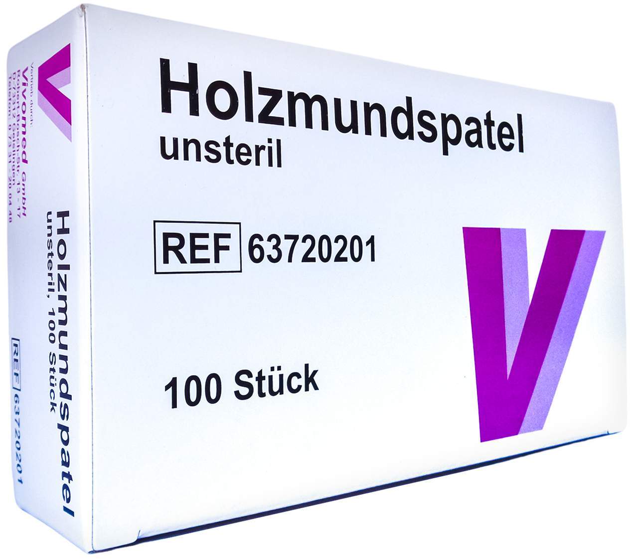 Holzmundspatel 100 Stück
