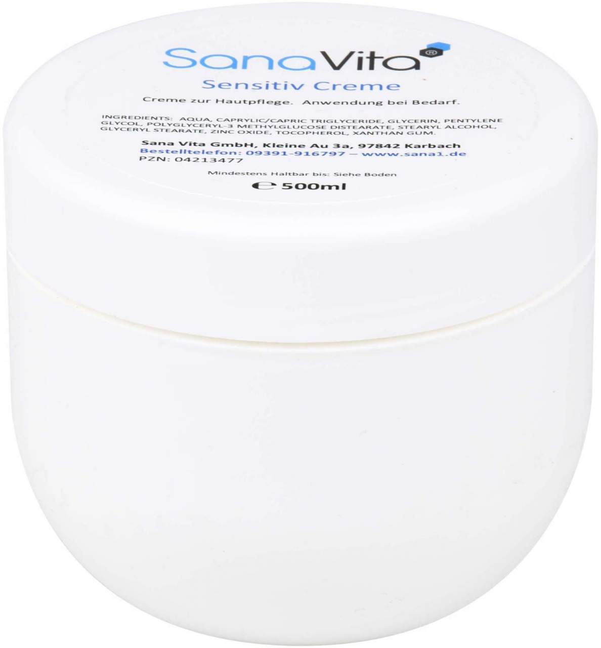 Sana Vita Sensitiv Creme 500 ml Creme