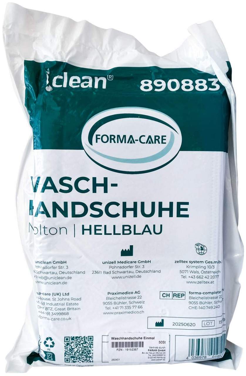 Waschhandschuhe Einmal
