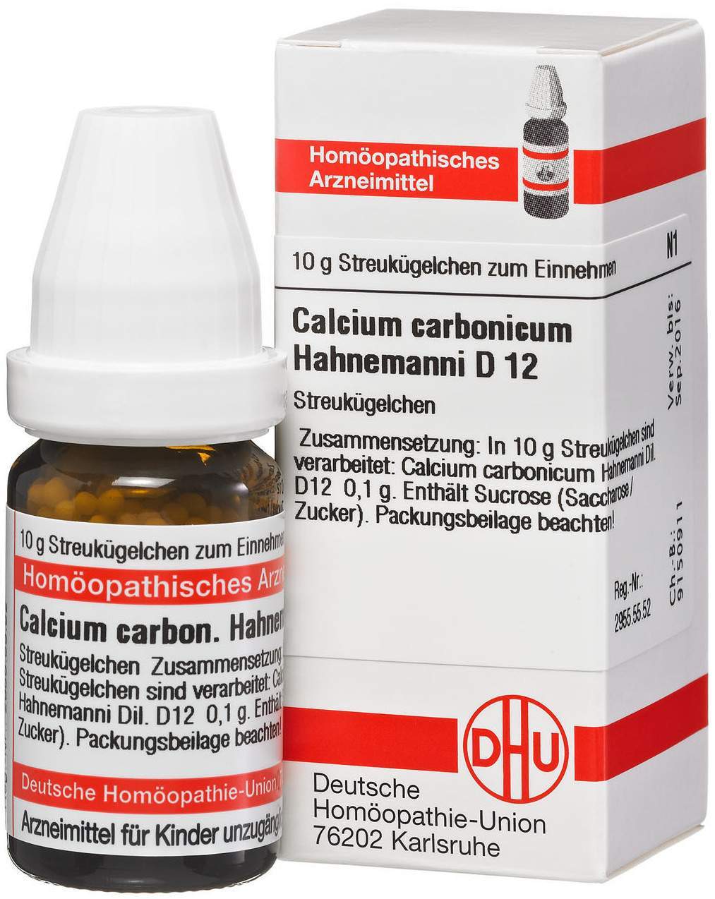 Dhu Calcium Carbonicum Hahnemanni D12 10 G Globuli