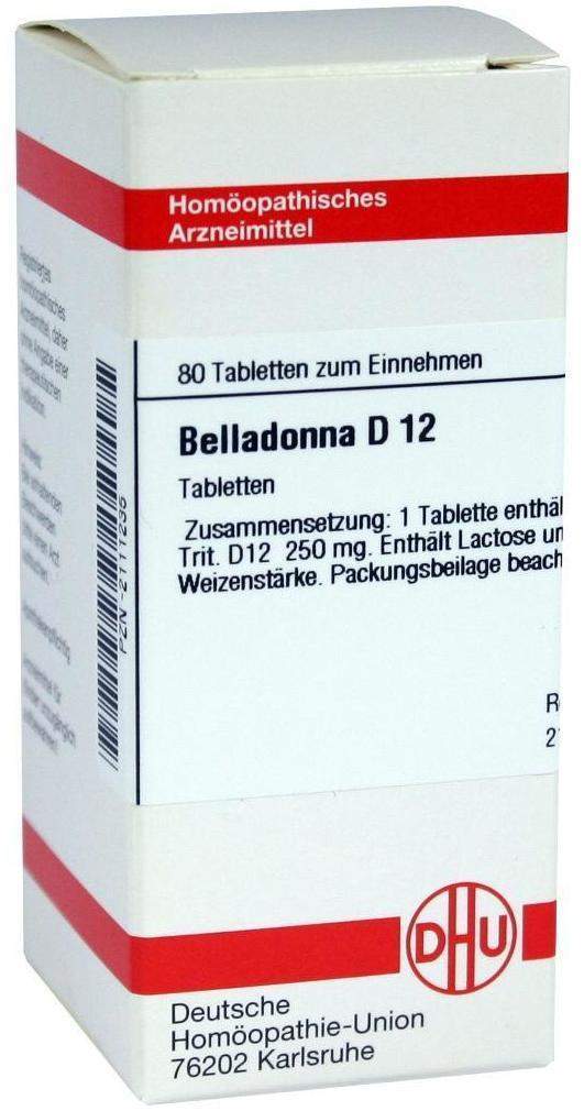 Dhu Belladonna D12 80 Tabletten