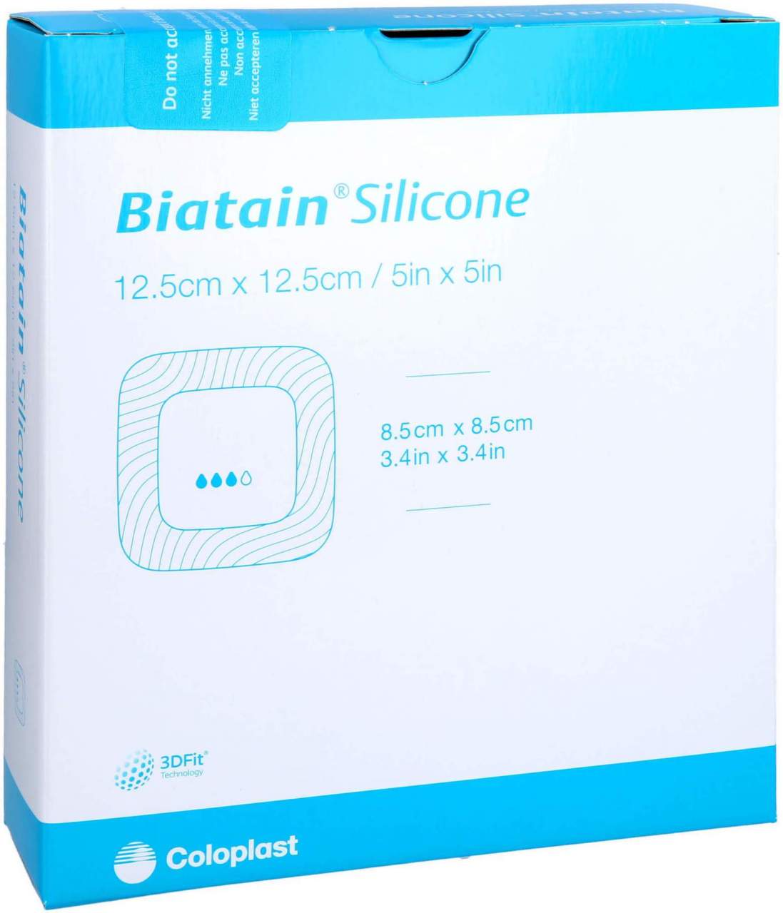 Biatain Silicone Schaumverband 12,5x12,5 cm