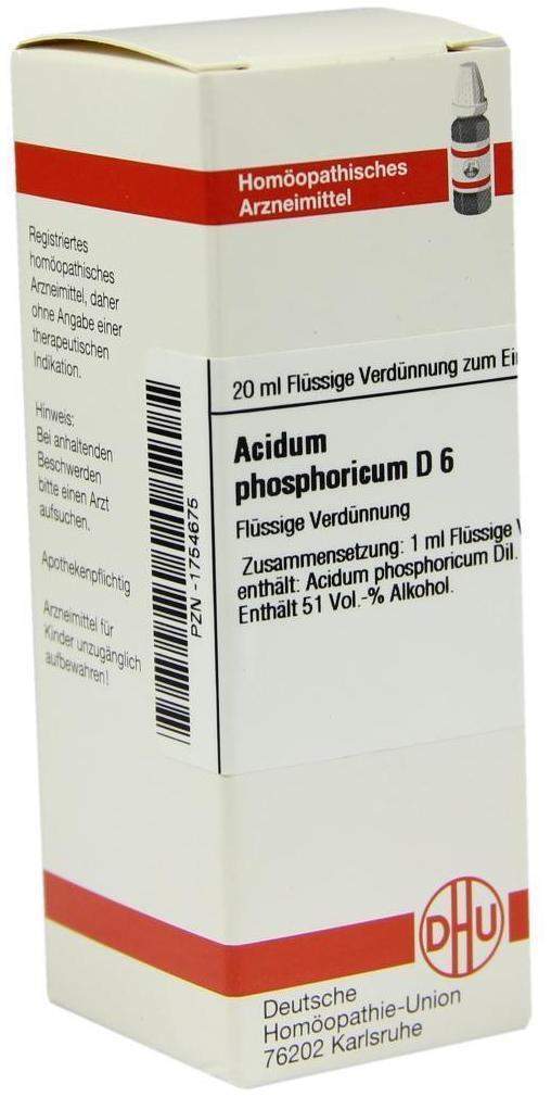 Dhu Acidum Phosphoricum D6 20 ml Dilution