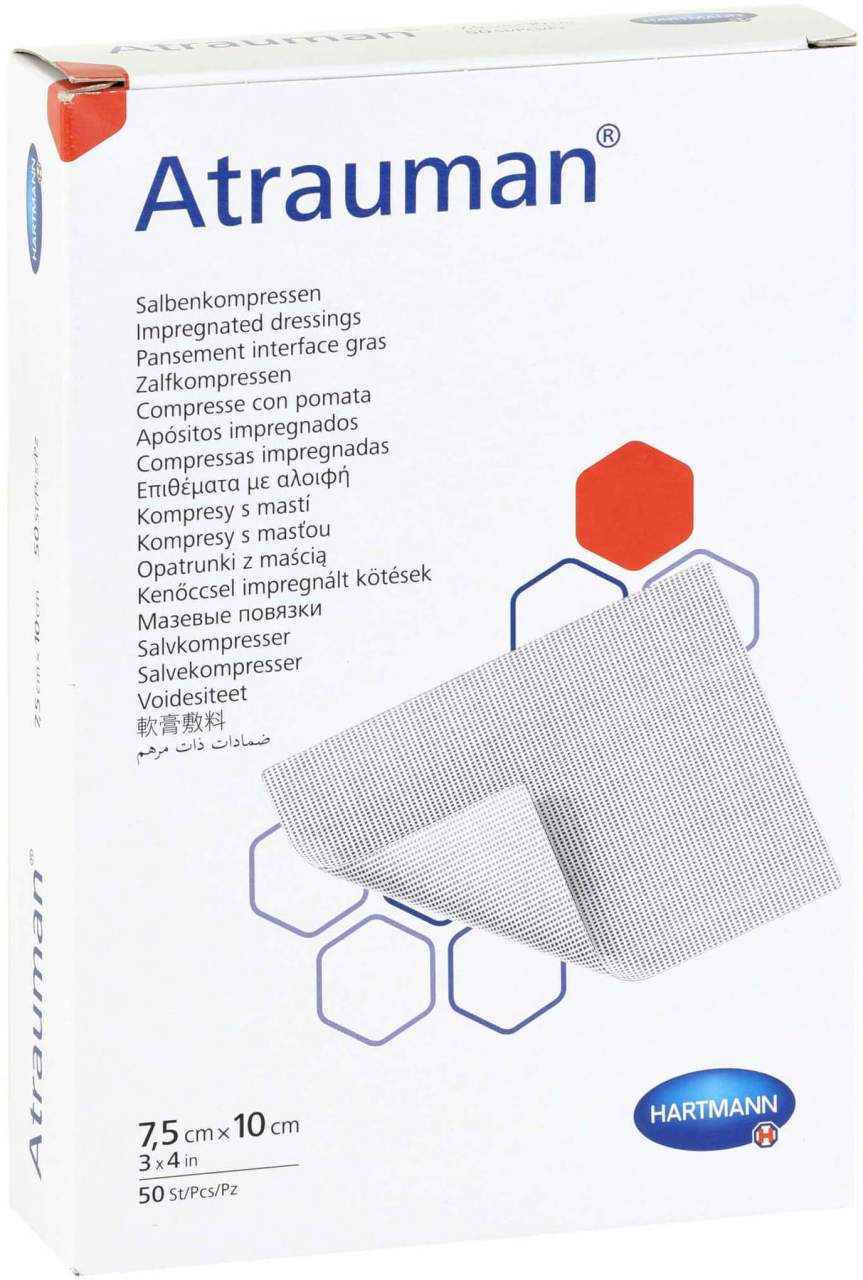 Atrauman 7,5 X 10 cm Steril 50 Kompressen