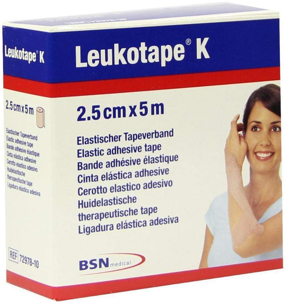 Leukotape K 2,5cm Hautfarben