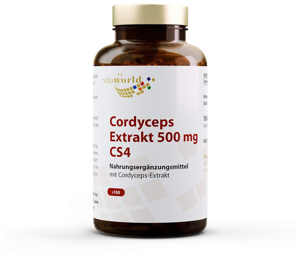 Cordyceps Extrakt 500 mg Kapseln