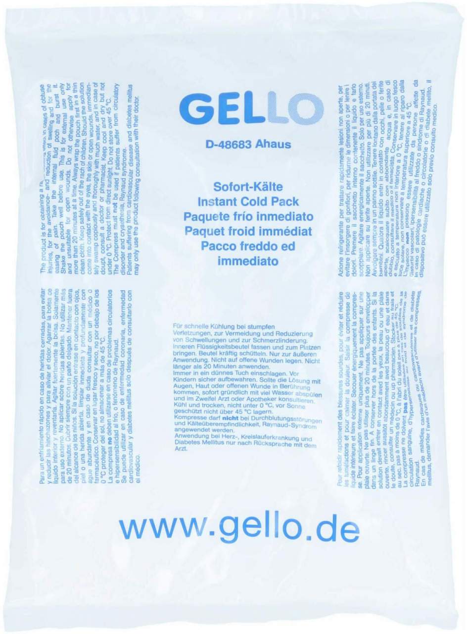 Kälte Sofort Kompresse 15x21 cm