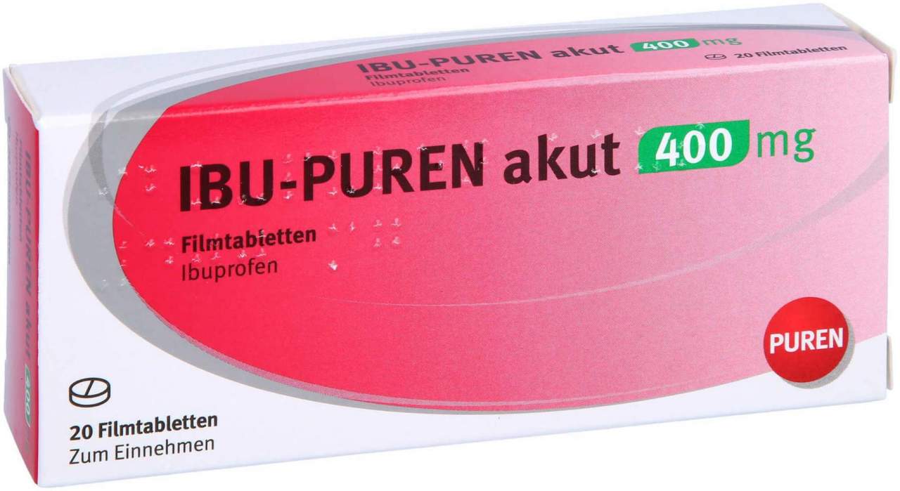 Ibu Puren Akut 400 mg 20 Filmtabletten