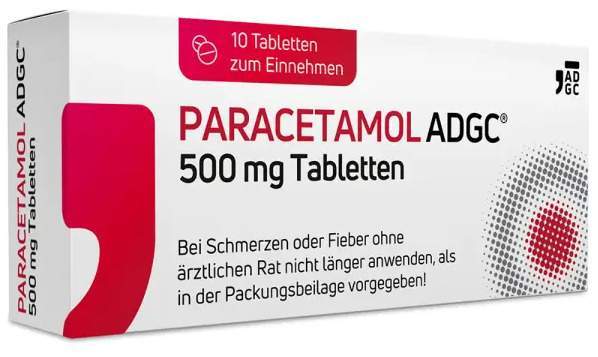 Paracetamol Adgc 500 mg Tabletten 20 Stück