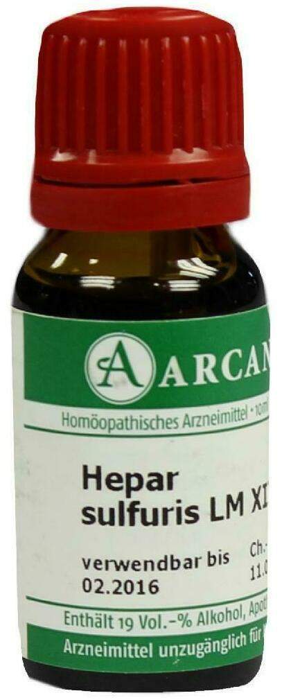 Hepar Sulfuris Lm 12 Dilution 10 ml