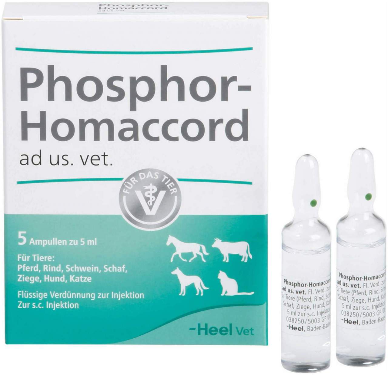 Phosphor Homaccord Ad Us.Vet.Ampullen 5 Stück
