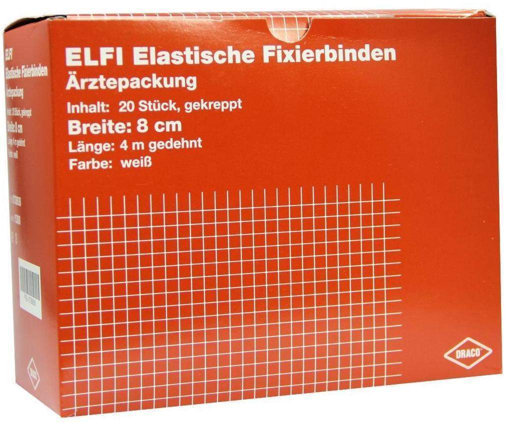 Dracoelfi Elast.Fixierbinde 8 Cmx4 M Gekreppt