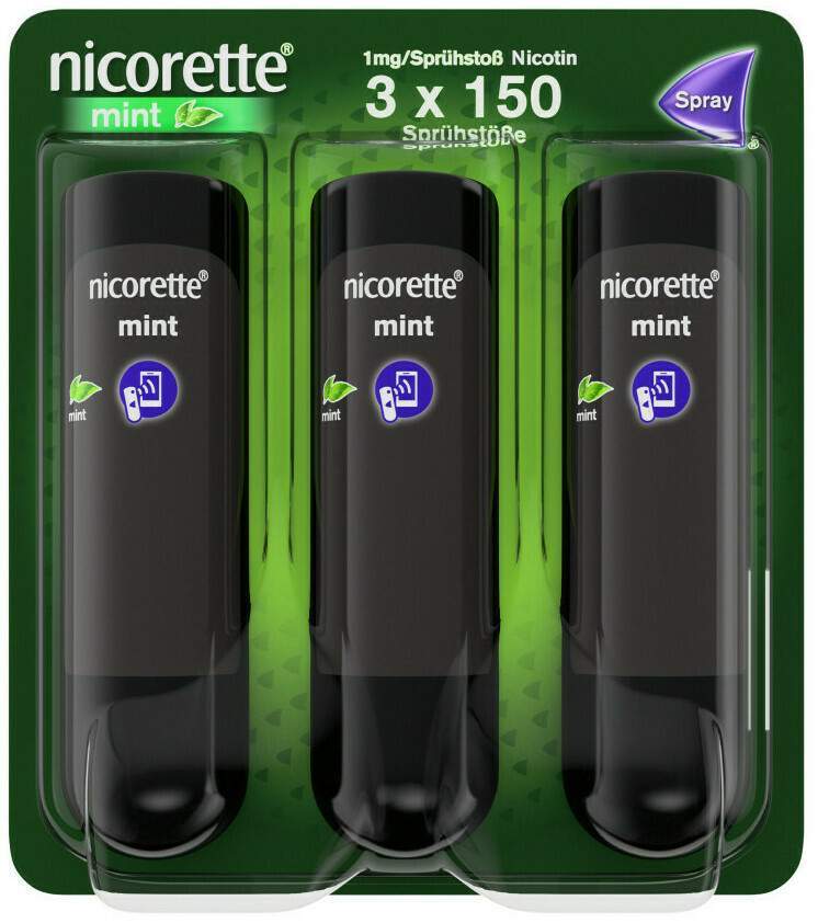 Nicorette Mint Spray 1 mg 3 Stück