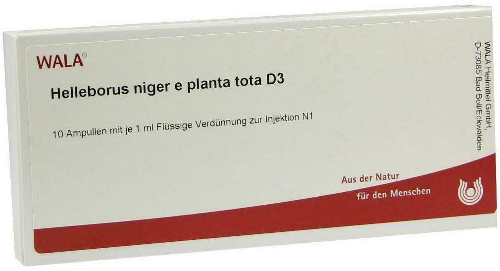 Wala Helleborus Niger E Planta Tota D3 10 X 1 ml Ampullen
