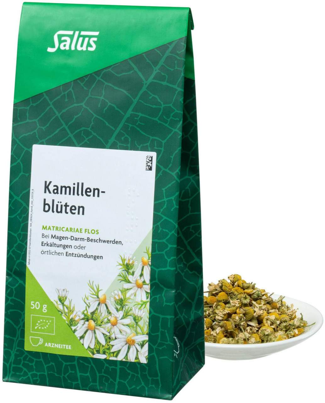 Kamillenblüten Arzneitee Bio Matricariaflos Salus 50 G