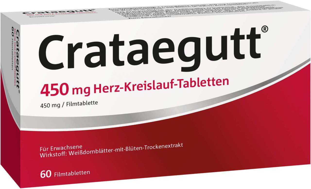 Crataegutt 450 mg Herz-Kreislauf-Tabletten 60 Stück