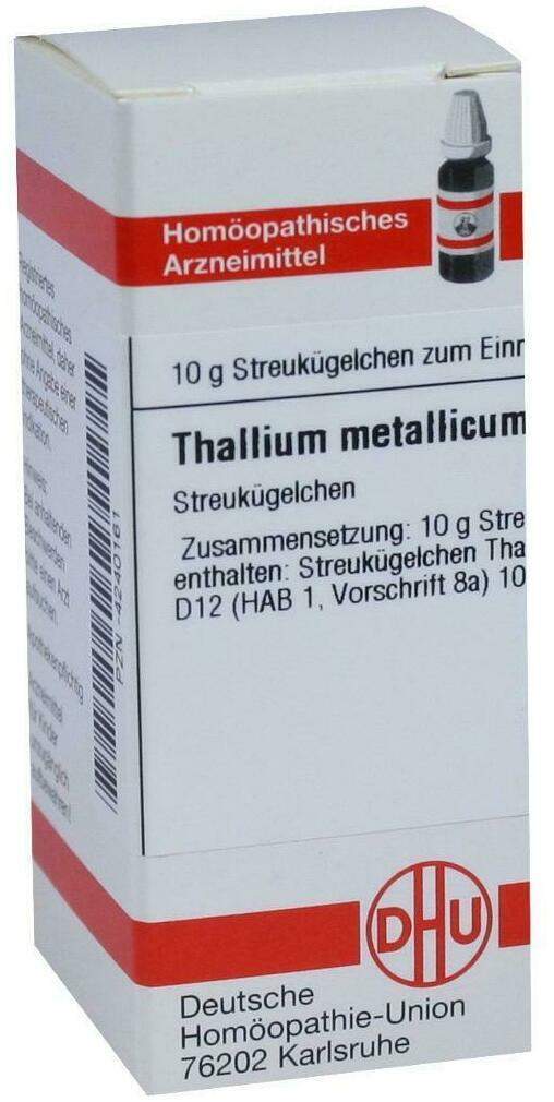 Dhu Thallium Metallicum D12 10 G Globuli