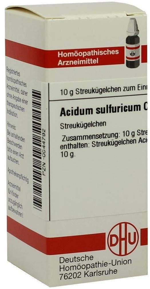 Dhu Acidum Sulfuricum C12 Globuli