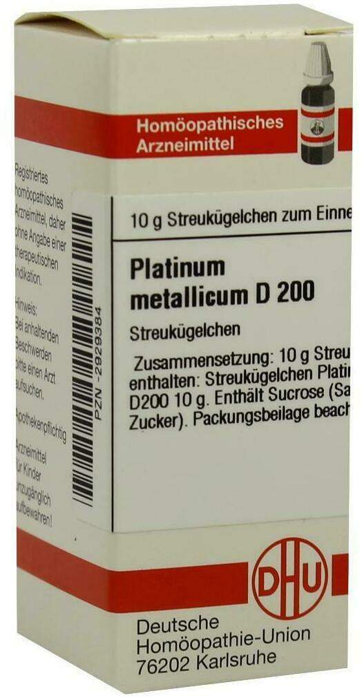 Dhu Platinum Metallicum D200 10 G Globuli