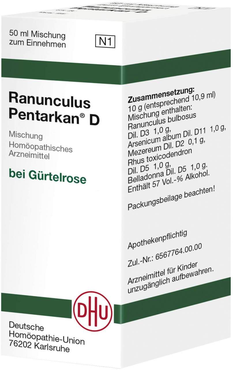 Dhu Ranunculus Pentarkan D 50 ml Liquidum