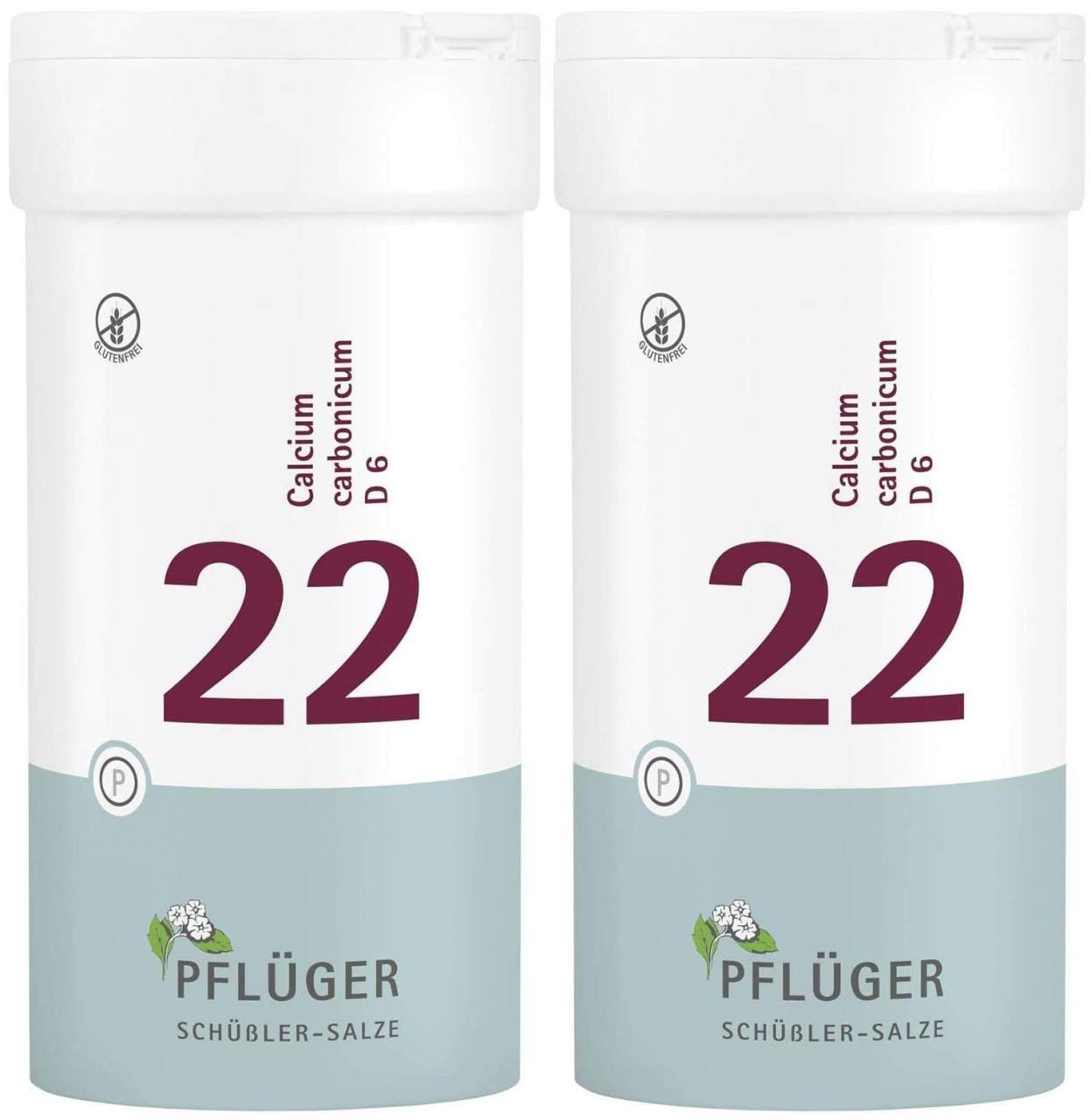 Biochemie Pflüger 22 Calcium carbonicum D6 2 x 400 Tabletten