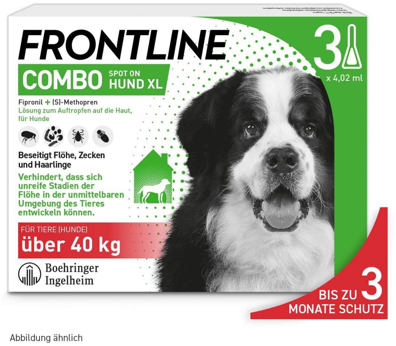 Frontline Combo Spot on Hund XL 40-60 kg 3 Pipetten