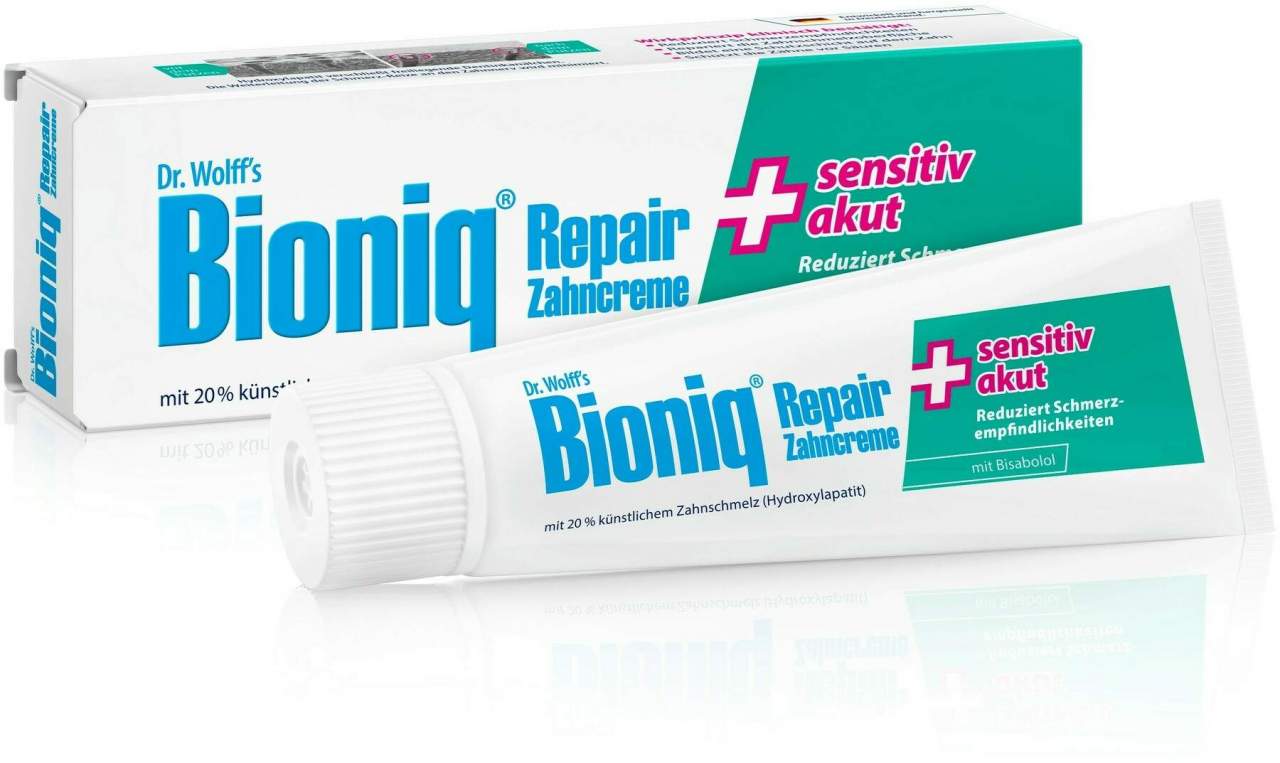 Bioniq Repair-Zahncreme sensitiv akut 75 ml