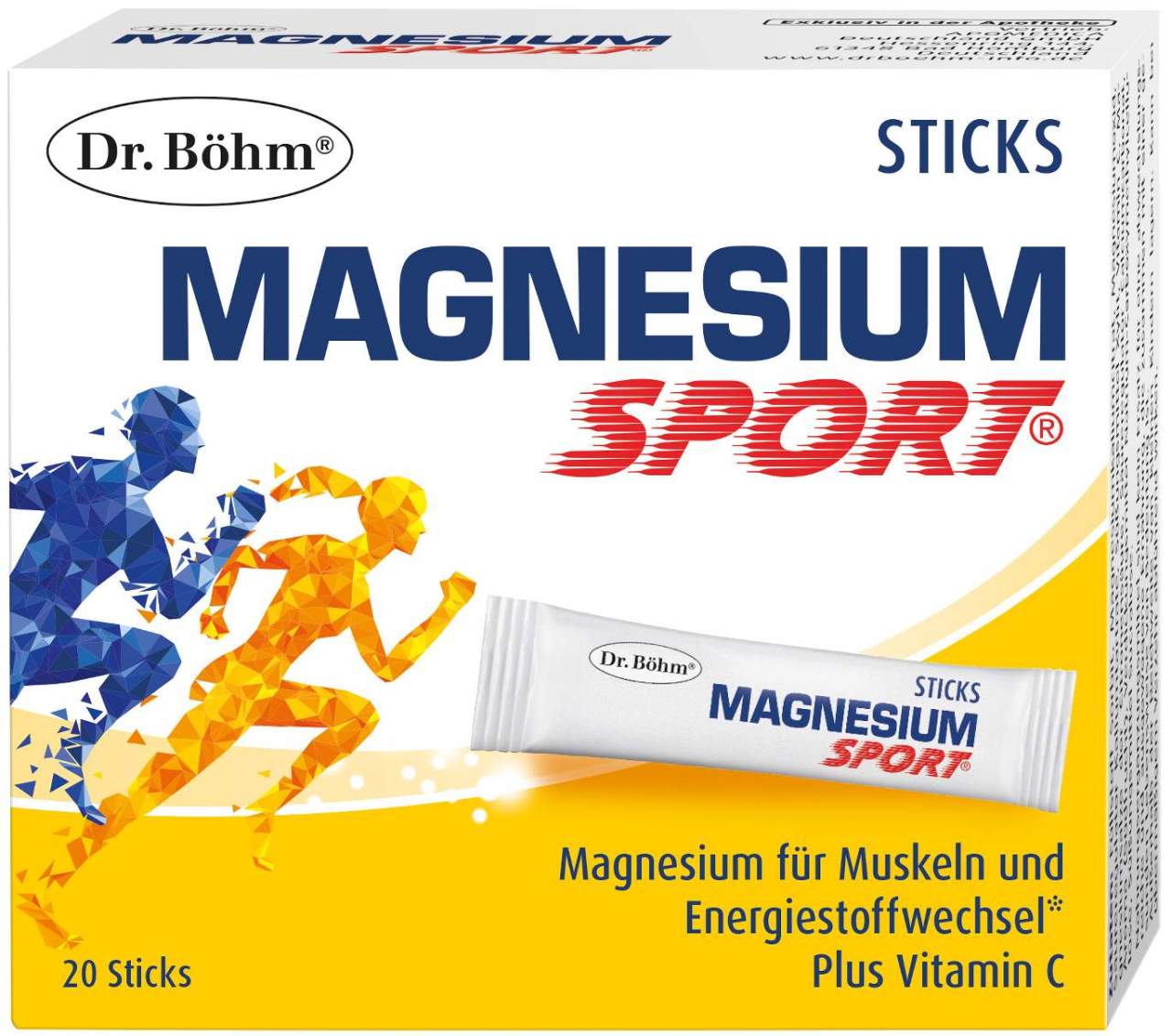 Dr.Böhm Magnesium Sport 20 Sticks