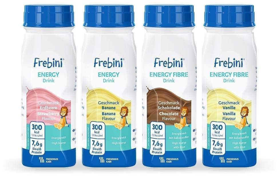 Frebini Energy Drink Mischkarton 24x200ml Haltbare Trinkfläschchen