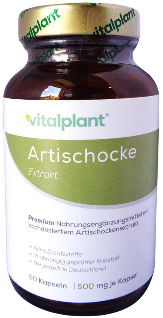 Artischocke 500 mg Extrakt Vitalplant Kapseln 90 S
