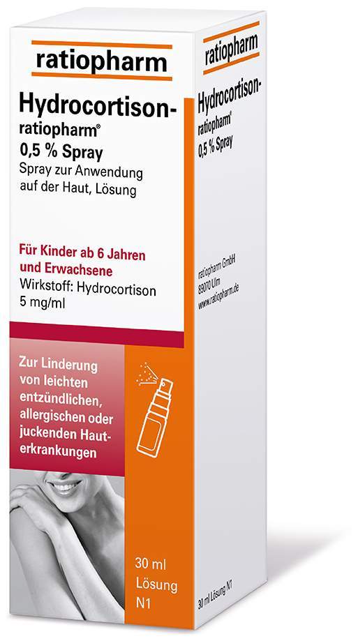Hydrocortison-Ratiopharm 0,5% 30 ml Spray