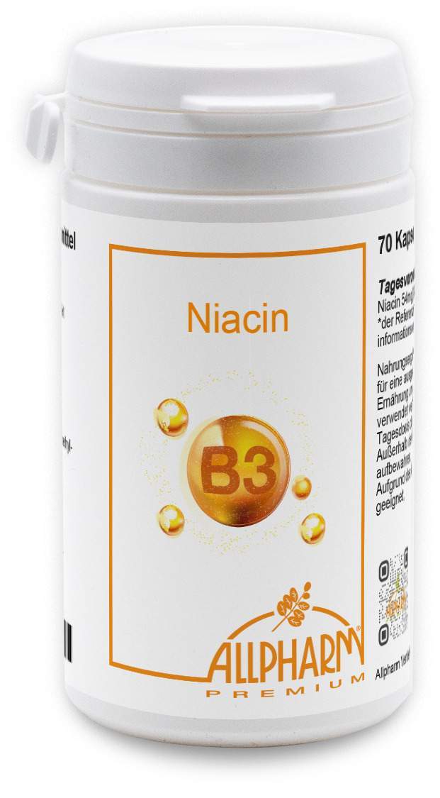 Niacin Vitamin B3 70 Kapseln