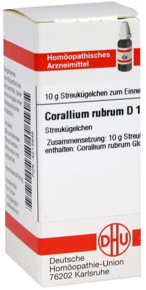 Dhu Corallium Rubrum D12 10 G Globuli