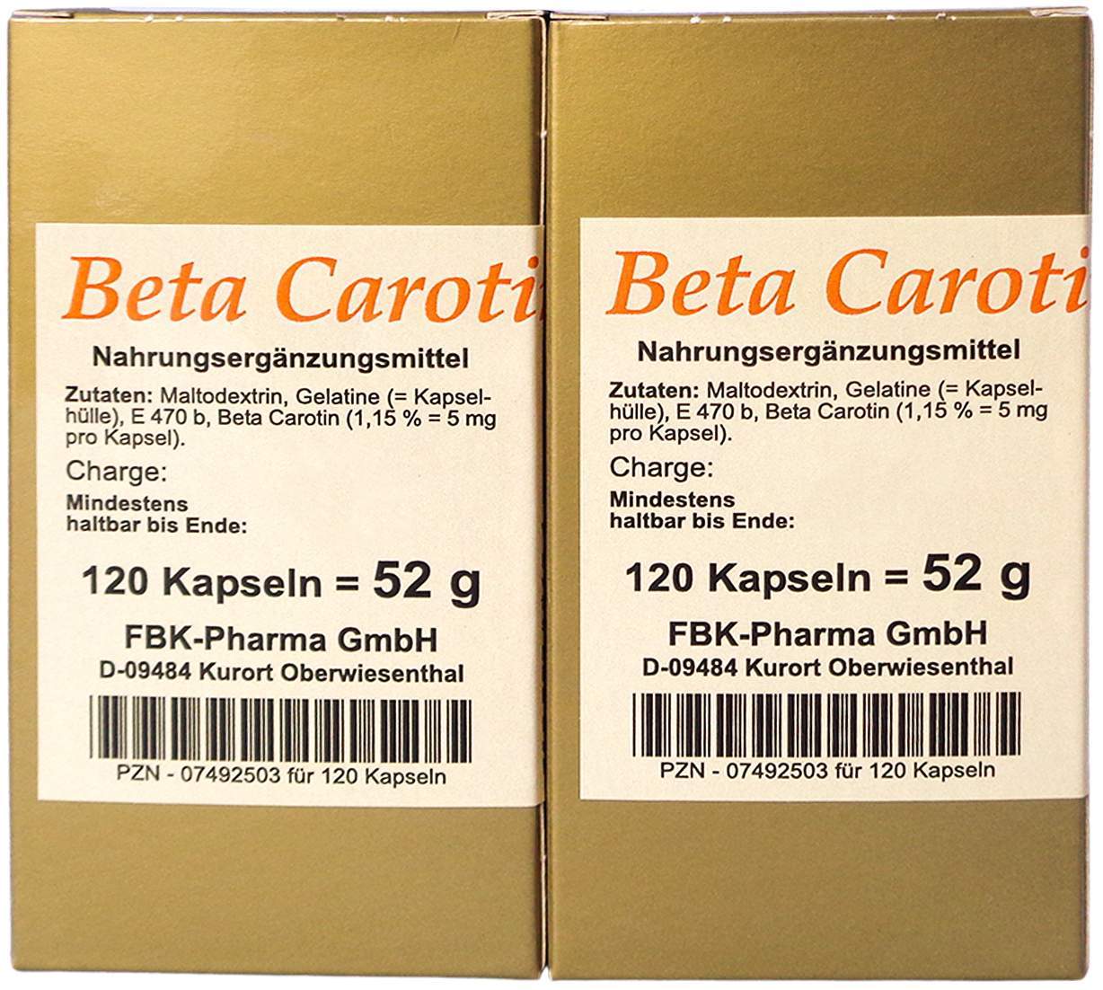 Beta Carotin 240 Kapseln