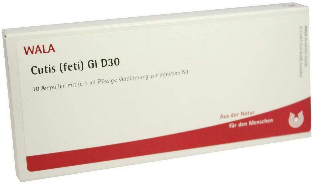 Wala Cutis Feti Gl D30 10 X 1 ml Ampullen